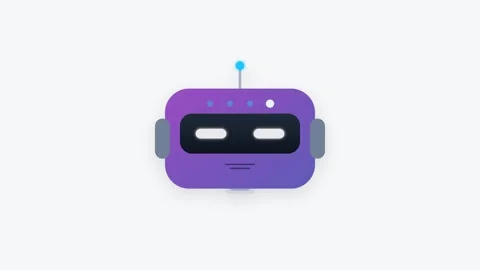 Futuristic Artificial Intelligence Robot Head with Sequential Glowing Senso.. Видео 346202282