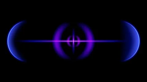 Futuristic audio soundwave wave geometric abstract neon purple and blue lig.. Stock Illustration