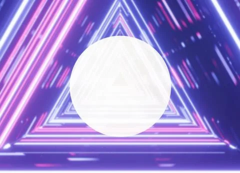 Futuristic backdrop with moon 스톡 일러스트