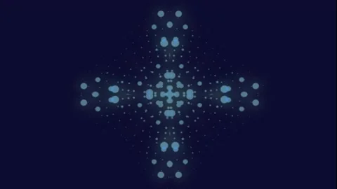 Futuristic background abstract blue glow  light 4K Stock Footage 336078886