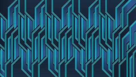Futuristic Background Abstract Geometric Pattern of Connected Blue Lines on.. Stock Illustration