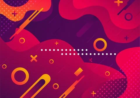 Futuristic background abstract, great design for any purposes. Red color Stock Illustration