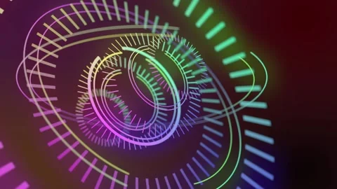 Futuristic Background Animation Stock Footage 256083164