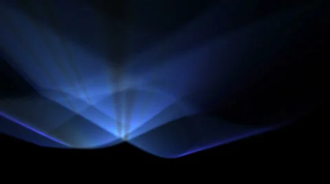 Futuristic background of blue light waves - seamless loop (FULL HD) Video stock 37111088