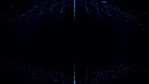 Futuristic background from blue particles Stock-Footage 76324139