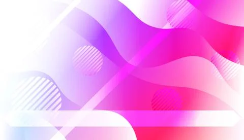 Futuristic Background With Color Gradient Geometric Shape for Your Design Lan Stock Illustration