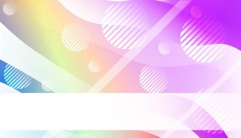 Futuristic Background With Color Gradient Geometric Shape for Your Design Lan Illustrazione stock