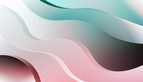 Futuristic Background With Color Gradient Geometric Shape. For Futuristic Ad, Illustrazione stock
