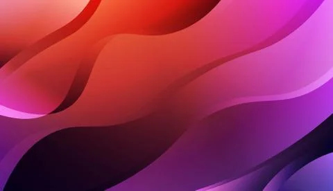 Futuristic Background With Color Gradient Geometric Shape. For Your Design Wa Illustrazione stock