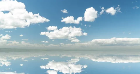 Futuristic background consisting of Time lapse clip of white fluffy clouds over Stock Footage 135800436