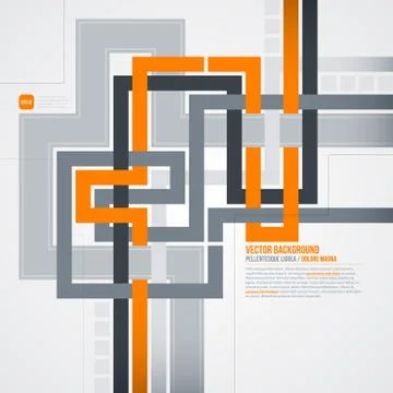 Futuristic background with crossing lines. EPS10. Stock Illustration