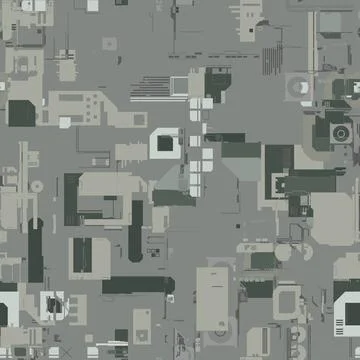 Futuristic background in cyberpunk style. 스톡 일러스트
