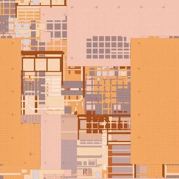 Futuristic background in cyberpunk style. 스톡 일러스트
