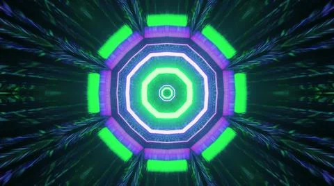 Futuristic background design with abstract patterns and cool lights Stock Illustration