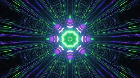 Futuristic background design with abstract patterns and cool lights 스톡 일러스트