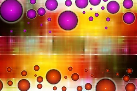 Futuristic background design with circle objects Illustrazione stock