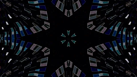 Futuristic background design with colorful line elements resembling a digital Stock Footage 329006568