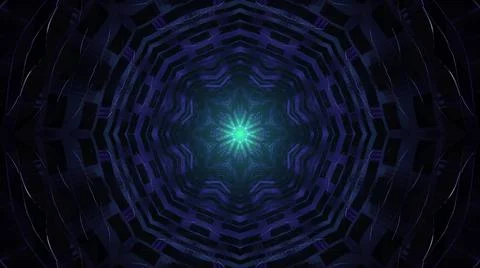 Futuristic background design with cool abstract patterns and blue lights Stock Illustration