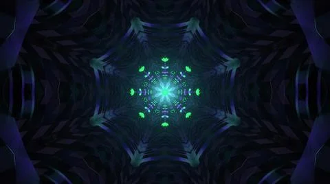Futuristic background design with cool abstract patterns and lights Stock Illustration