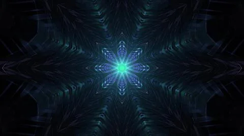 Futuristic background design with cool blue lights and abstract patterns Stock Illustration