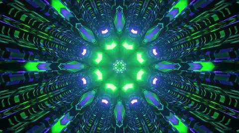 Futuristic background design with cool lights and abstract patterns 스톡 일러스트