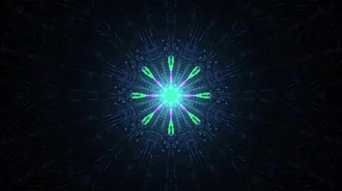 Futuristic background design with cool lights and abstract patterns Stock Illustration