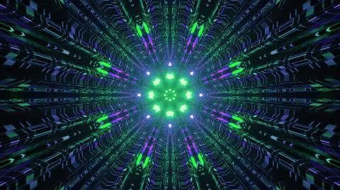 Futuristic background design with cool lights and abstract patterns 스톡 일러스트