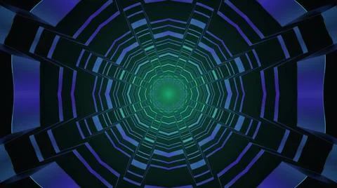 Futuristic background design with cool lights and abstract patterns Stock Illustration