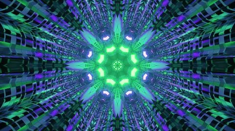 Futuristic background design with cool patterns and abstract lights Stock Illustration