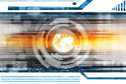 Futuristic Background Design Stock Illustration