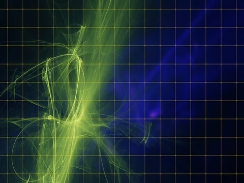 Futuristic background with dynamic flame fractal for modern technology Stock Footage 75011979