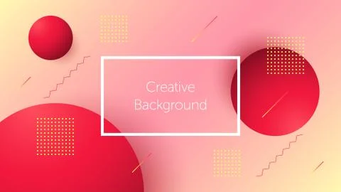 Futuristic background with dynamic shapes Stock Illustration