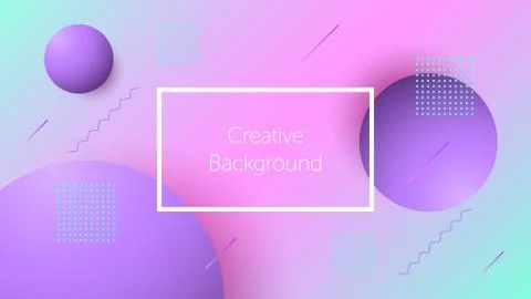 Futuristic background with dynamic shapes Stock Illustration