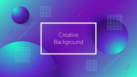 Futuristic background with dynamic shapes Stock Illustration