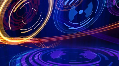 Futuristic background Stock Footage 2633489