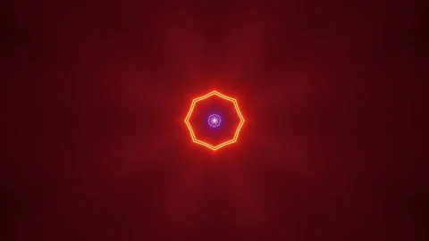 A futuristic background with glowing abstract neon light patterns - great for Stock Illustration