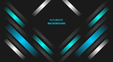 Futuristic Background glowing blue white modern techno corporate business des Stock Illustration
