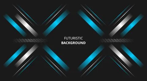 Futuristic Background glowing blue white modern techno corporate business des Stock Illustration