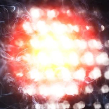 Futuristic background with glowing dots Stock Photos