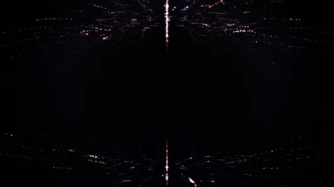 Futuristic background from golden particles Stock-Footage 76324151