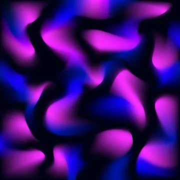 Futuristic background gradient organic forms, abstract multicolored gradient Stock Illustration