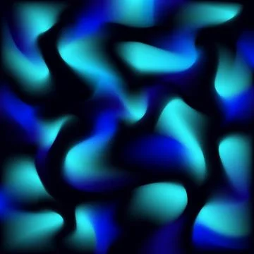 Futuristic background with gradient organic forms, abstract winter gradient Stock Illustration