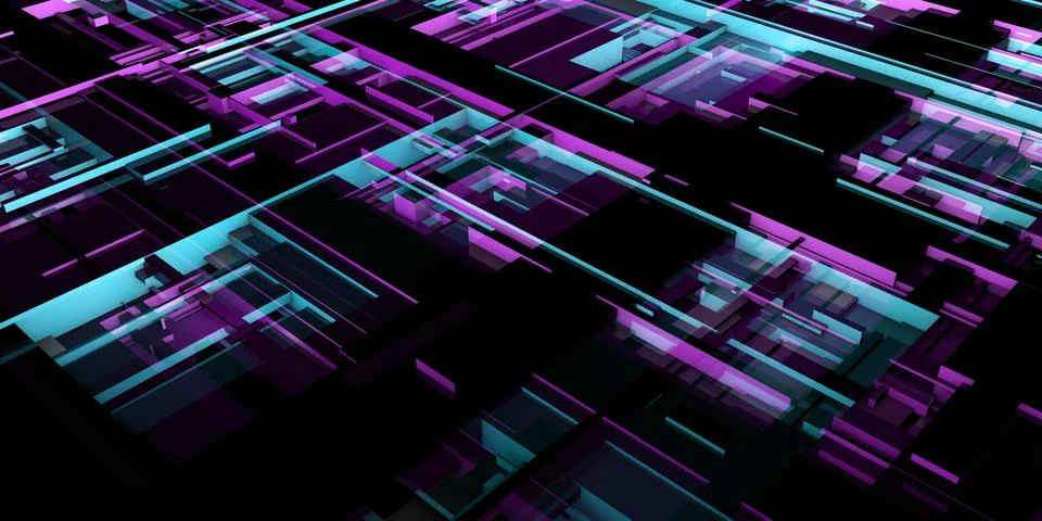 Futuristic Background For High-Tech Digital Technology Concepts Stock Illustration