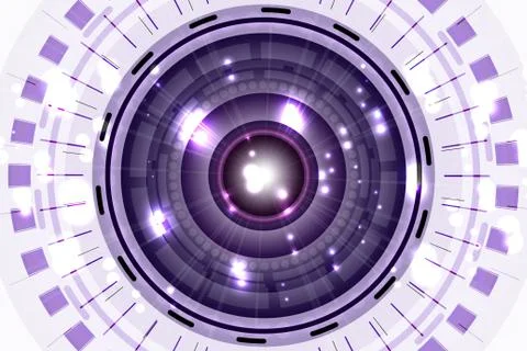 Futuristic Background Stock Illustration