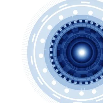 Futuristic Background Stock Illustration