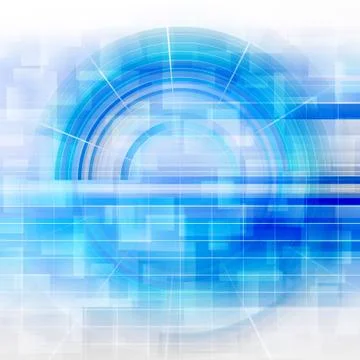 Futuristic Background Stock Illustration