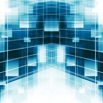 Futuristic Background Stock Illustration