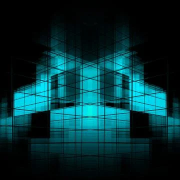 Futuristic Background Stock Illustration