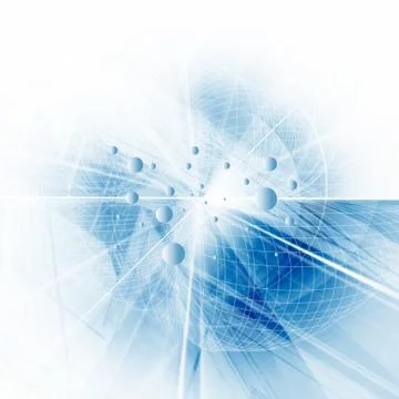 Futuristic Background Stock Illustration