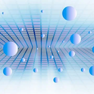 Futuristic Background Stock Illustration